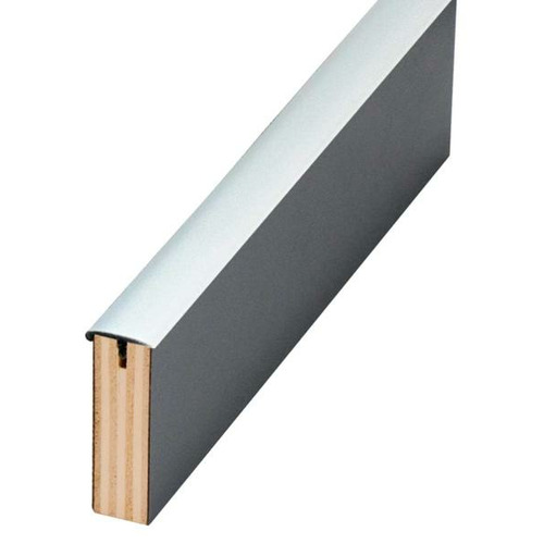 Profilé en T avec retour - 15 mm - 5 m - ARGENTÉ - REIMO