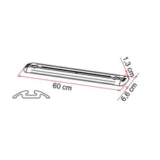 Miniature RAILS DE FIXATION GARAGE BARS 60 CM - FIAMMA N° 2