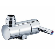 Miniature Mélangeur/Mitigeur de douche avec contacteur raccord tétine 10mm TREND A AT - REICH N° 0