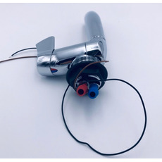 Miniature ROBINET MITIGEUR AVEC CONTACTEUR CERAMIK STYLE CHROME RACCORD TETINE 10/12mm - REICH N° 4