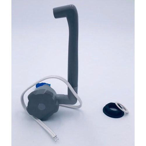 ROBINET CONTACTEUR RABATTABLE GRIS RACCORD TETINE 10/12mm - COMET