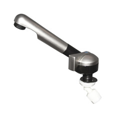 Miniature ROBINET CONTACTEUR EAU FROIDE REICH CERAMIK MONO NICKELE MAT RACCORD TETINE 12/12mm - REICH N° 2