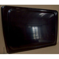 Miniature BAIE 520X550 OPAQUE TRAPEZE ADRIA PLASTOFORM AM06 BLACK N° 0