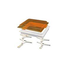 Miniature CAPOT POUR LANTERNEAU À POIGNÉE 44 X 44 CM - CHANTAL N° 0