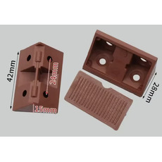 Miniature Pièce d’assemblage pour renfort de meubles - entraxe 24 mm - N° 1