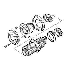 Miniature KIT ÉVACUATION VENTOUSE CREME POUR CHAUFFAGE VARIO HEAT et E 2400 - TRUMA N° 1