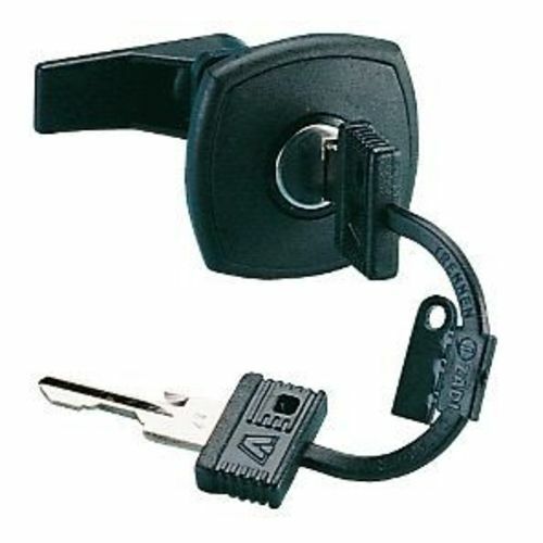 Serrure porte de coffre noire 1066 - Livrée avec clefs et barrillet - ZADI