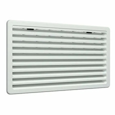 GRILLE D AERATION 523 MM X 281 MM + CADRE  (Blanc FIAT 210) - THETFORD