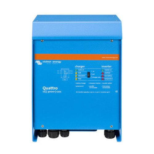 CONVERTISSEUR-CHARGEUR QUATTRO 12/3000/120-50/50 - VICTRON ENERGY
