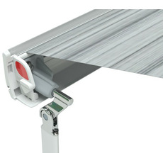 Miniature STORE F45S -  4.25M - BOITIER POLAR WHITE - TOILE ROYAL GREY - FIAMMA N° 4