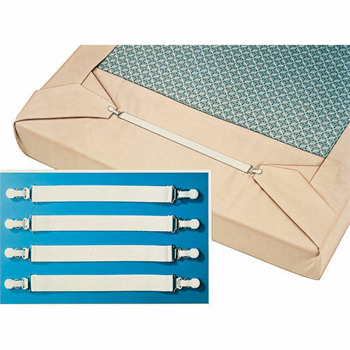 Lot de 4 fixe draps - attaches élastiques pour draps - MOOVE