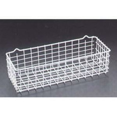 Miniature PANIER RANGEMENT FIL ACIER BLANC 330x 120 MM N° 1