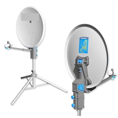 Antenne Satellite PRECISION 65 sur trépied DOUBLE TÊTE - MAXVIEW