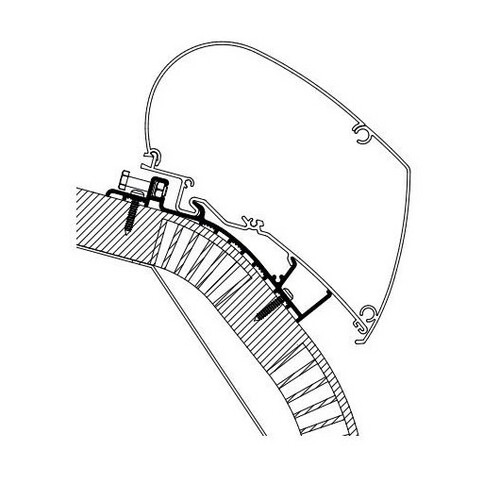 ADAPTATEUR CARTHAGO C-LINE 2014> 4,5m 6200/9200 - THULE