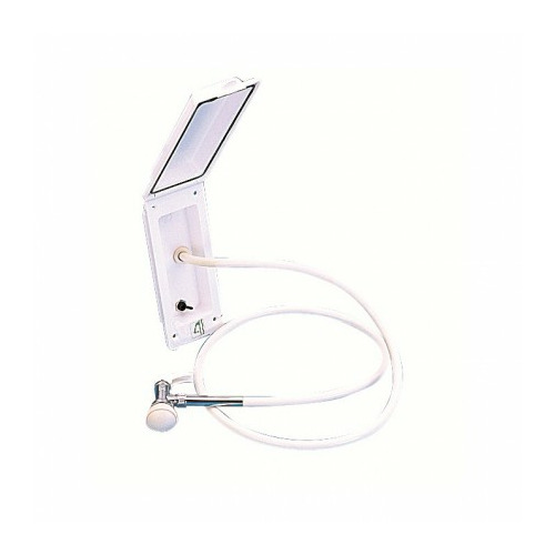 BOITIER + DOUCHETTE EXTERIEURE ENCASTRABLE OLYMPIA BLANCHE - REICH