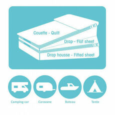 Miniature Lit tout fait 80/90 x 190/200 cm DODDY – VIA MONDO N° 2