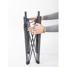 Miniature  TABLE PLIANTE ALUMINIUM ANTHRACITE RAUMA II - 120X70CM - CAMP 4 N° 2