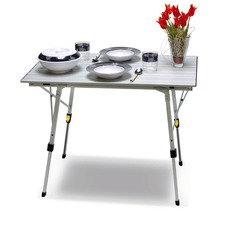 Miniature TABLE ALU ENROULABLE BALI 90 X 60 CM - CAMP 4 N° 0