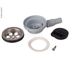 BONDE ÉCOULEMENT TYPE E POUR LAVABO CAN Ø55 mm pour tuyau Ø20/25mm - REIMO