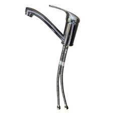 Miniature Robinet mitigeur orientable bec court design classic sans contacteur raccord femelle 3/8 - HTD N° 1