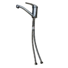 Miniature Robinet mitigeur orientable bec court design classic sans contacteur raccord femelle 3/8 - HTD N° 2