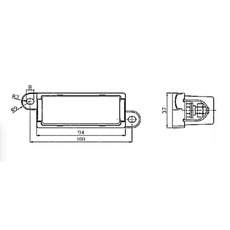 Miniature Porte-fusible pour fusible MEGA - Victron N° 2