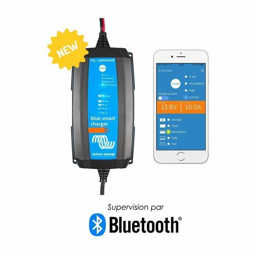 Chargeur de Batterie Blue Smart IP65 12V 25A 1 Sortir CEE 7/17 – VICTRON ENERGY 