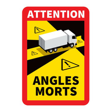 Autocollant Danger Angles Morts