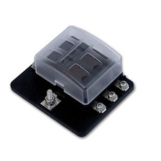 Miniature Boitier porte fusibles 6 circuits entrée/sortie DC + et - - ENERGIE MOBILE N° 0