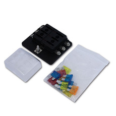 Miniature Boitier porte fusibles 6 circuits entrée/sortie DC + et - - ENERGIE MOBILE N° 2