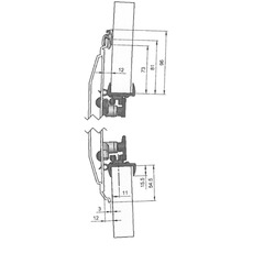 Miniature BAIE PORTE ARRIÈRE DUCATO APRES 2006 - 560 x 500 - POLYPLASTIC  N° 2