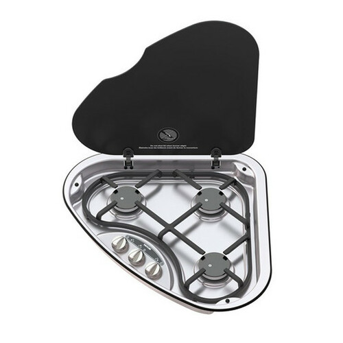 RÉCHAUD ENCASTRABLE 3 FEUX BASIC LINE 330 VERSION DROITE FONTE - THETFORD