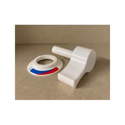 ROSETTE + LEVIER BLANC POUR MITIGEUR MONOMIX 63125 - REICH