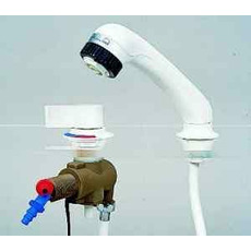 Miniature ROSETTE + LEVIER BLANC POUR MITIGEUR MONOMIX 63125 - REICH N° 1