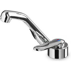 Miniature ROBINET AC539 Mitigeur chrome avec contacteur longueur de bec 190 mm raccord tétine 10/12mm- COMET N° 1