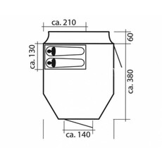 Miniature AUVENT TOUR LITE SPACE 2 AVEC TAPIS DE SOL INTEGRE - REIMO N° 6