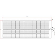 Miniature Panneau solaire SOUPLE PERC FLEX 12V - 280W TEDLAR BLANC ETFE POLYMERE - ENERGIE MOBILE N° 2