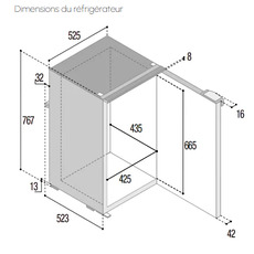 Miniature RÉFRIGÉRATEURS À COMPRESSION AVEC GROUPE DEPORTE C130L - VITRIFRIGO N° 2