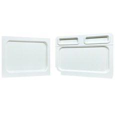 Panneau habillage de paroi intérieure coté salon  + Porte coulissante - EFFET CUIR - Ducato, Boxer, Citroën - MASIS