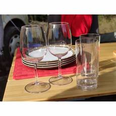 Miniature Lot de 2 verres à vin dégustation 45 cl - INCASA N° 3