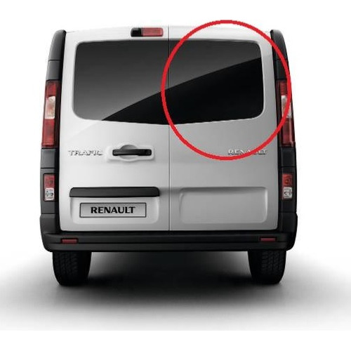 BAIE FIXE POUR PORTE ARRIERE - COTE DROIT - RENAULT Trafic 2 après 2002 et Trafic 3 après 2015/ Nissan NV300 après 2015 et Nissan PRIMASTAR après 2022 - CARBEST