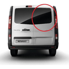BAIE FIXE POUR PORTE ARRIERE - COTE DROIT - RENAULT Trafic 2 après 2002 et Trafic 3 après 2015/ Nissan NV300 après 2015 et Nissan PRIMASTAR après 2022 - CARBEST