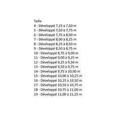 Miniature AUVENT TRADITIONNEL POUR CARAVANE KARA 300 TAILLE 10 - SOPLAIR N° 4