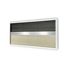 Miniature CADRE INTERIEUR AVEC STORE OCCULTANT & MOUSTIQUAIRE - 650 X 300 - MASIS N° 0