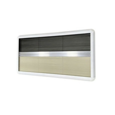 Miniature CADRE INTERIEUR AVEC STORE OCCULTANT & MOUSTIQUAIRE  - 850 X 450 - MASIS  N° 1