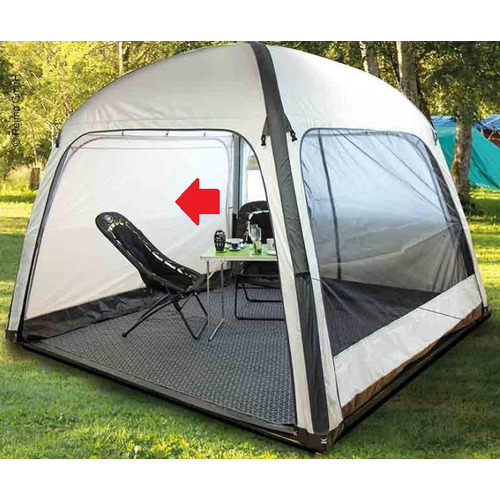 Coté plein pour Tonnelle gonflable Linosa 300 Air 3 x 3 Metres - REIMO TENT TECHNOLOGY