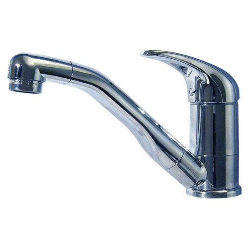 Robinet mitigeur camping-car 12V à contacteur Roma 40° -raccord tétine 10/12mm COMET