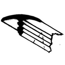 Miniature Profilé en T standard - 15 mm - 5 m - GRIS FONCÉ N° 1