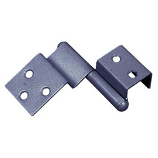 CHARNIERE SPECIALE PORTE - GRIS MOYEN - GAUCHE x 2 - REIMO