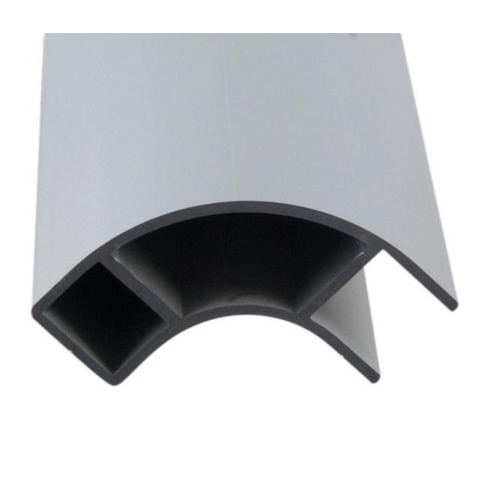 Profilé d'angle rigide 90° - 1 OUVERTURE - 15 mm - 220 cm -ALUMINIUM - REIMO